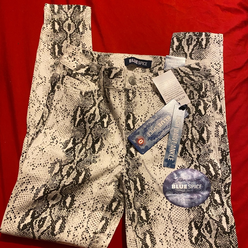 Fashion Nova Snake Print Pants